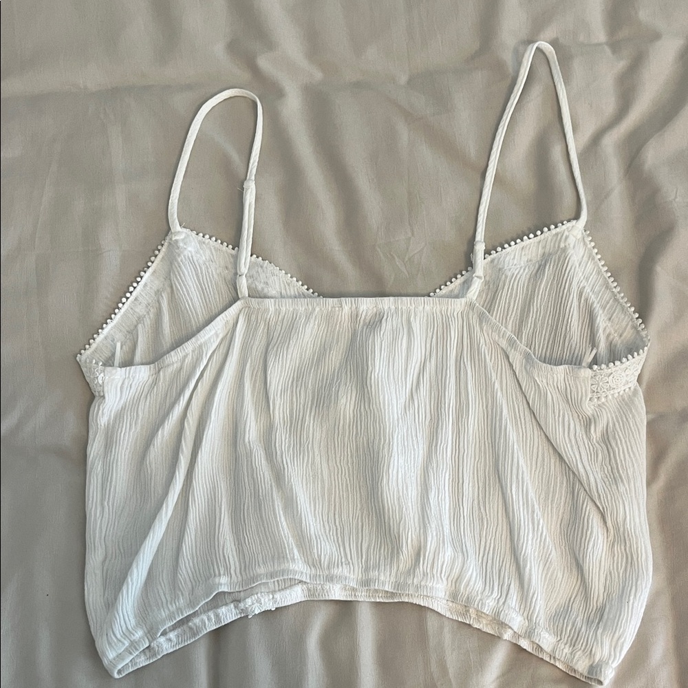 Francesca's Collections White Lace Camisole - Picture 2 of 4